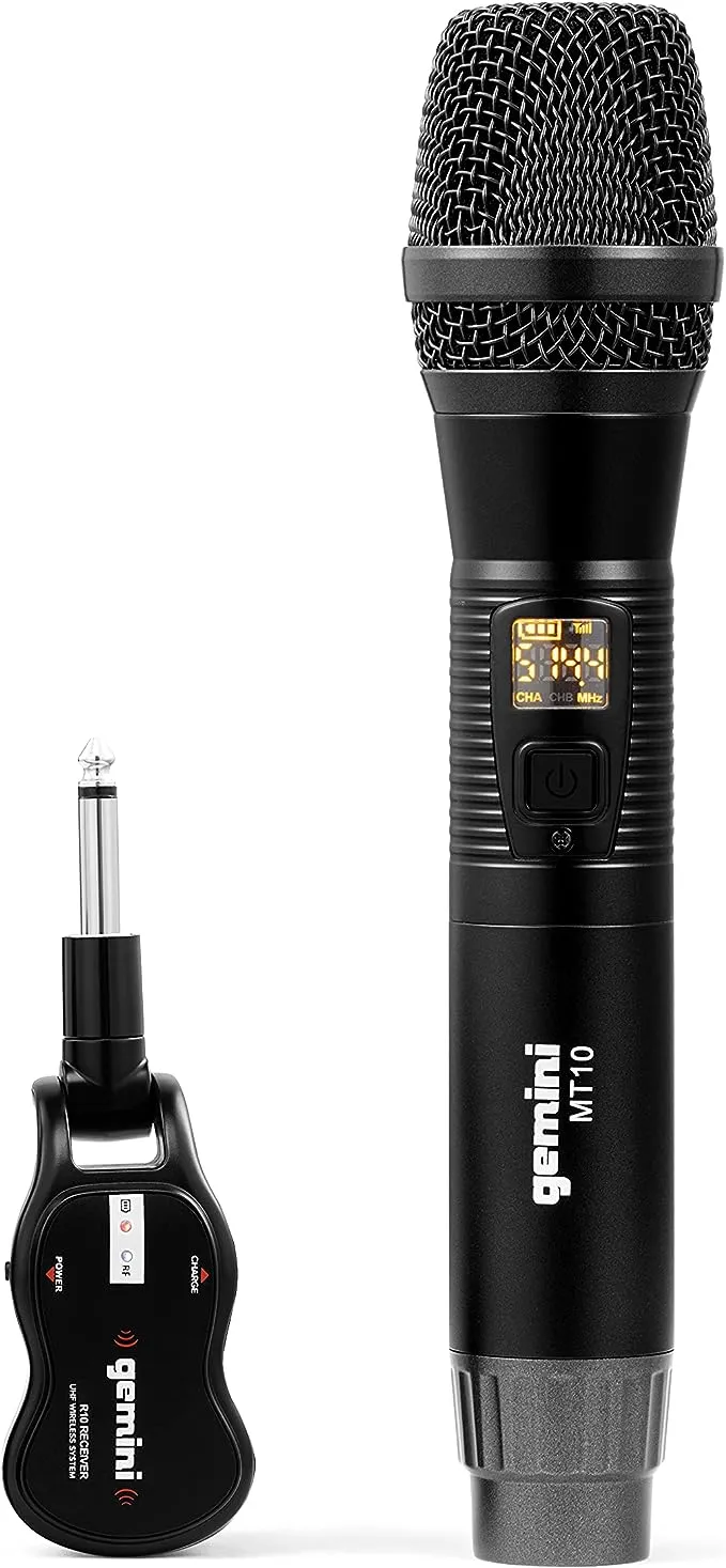 Gemini GMU-M100 UHF Wireless Microphone System