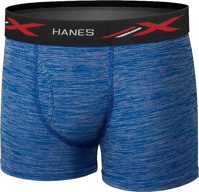 Hanes Boys' Breathable Tagless Boxer Brief, 6-Pack