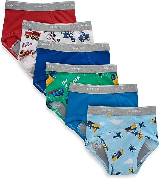 Hanes Toddler Boys' 6-Pack Potty Trainer Briefs