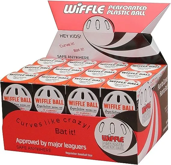 Wiffle Ball Original Brand Baseballs, Regulation Baseball Size, 24 Count 