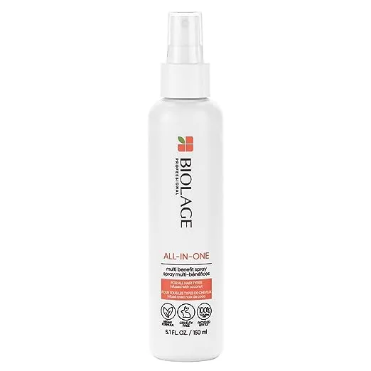 Biolage All-In-One Coconut Infusion | Multi-Benefit Treatment Spray For All Hair Needs | With Coconut | For All Hair Types | Sulfate & Paraben-Free | Vegan