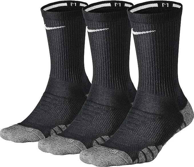 Nike Women's Everyday Max Cushion Training Crew Sock (3 Pair)