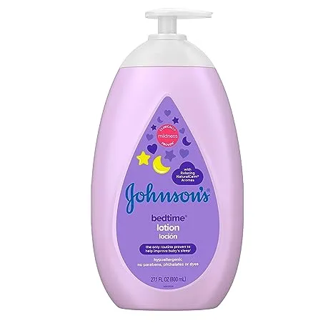 Johnson's Moisturizing Bedtime Baby Body Lotion with Coconut Oil  & Natural Calm Aromas - 27.1oz