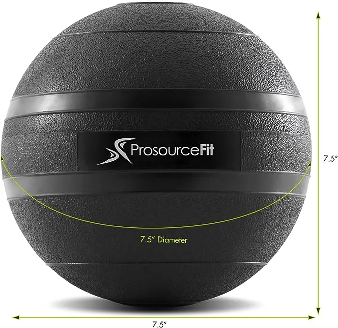 Prosourcefit Slam Medicine Balls 15 lbs, Black