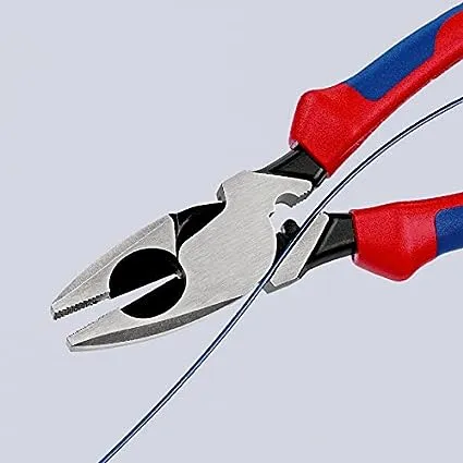 9-1/2 in. Ultra-High Leverage Lineman's Pliers with Fish Tape Puller, Crimper and Tether Attachment