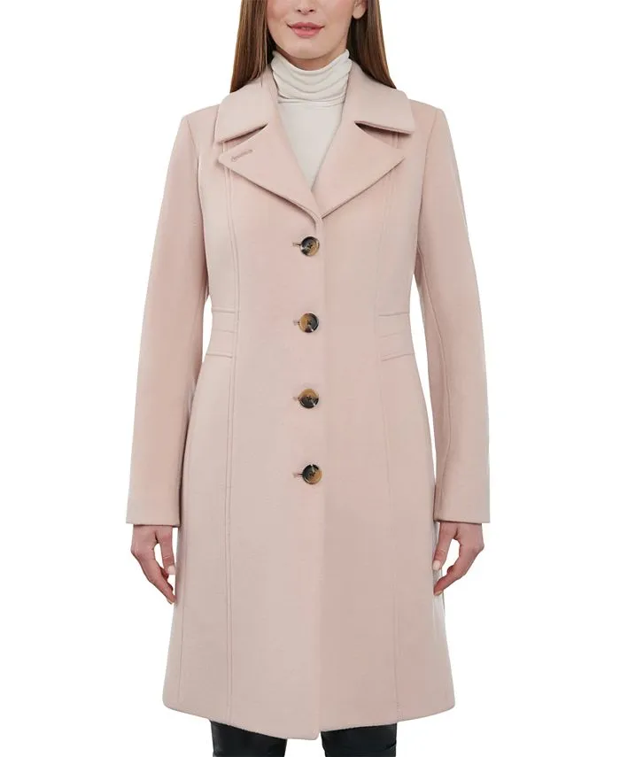 Women's Single-Breasted Walker Coat, Created for Macy's