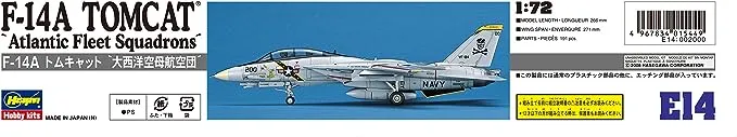 F-14A Tomcat Atlantic F.S., 1/72 by Hasegawa, Model Airplane