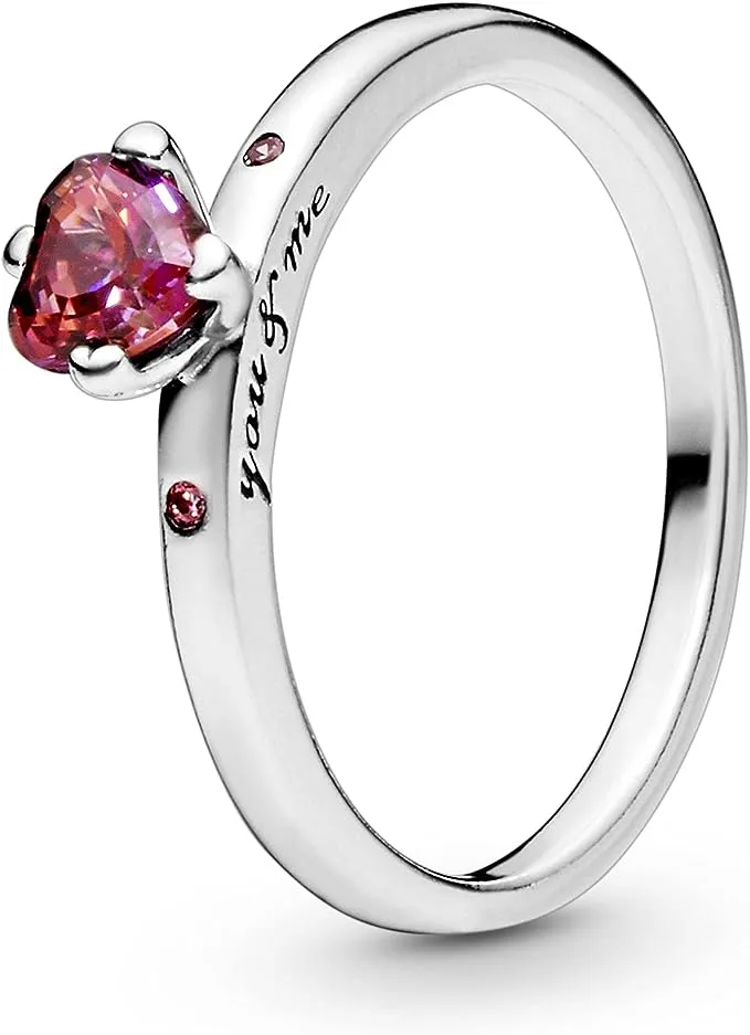 PANDORA Jewelry You and Me Cubic Zirconia Ring in Sterling Silver