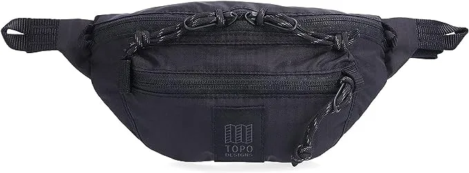 Topo Designs Mountain Waist Pack, Black/BlackTopo Designs Mountain Waist Pack, Black/Black