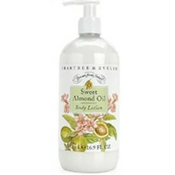 Crabtree & Evelyn Body Lotion, Sweet Almond Oil, 16.9 Fl Oz