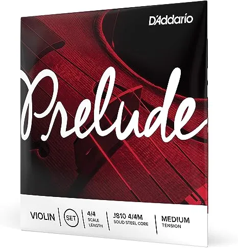 D'Addario J810 Prelude 4/4 Violin String Set (Medium)