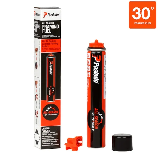 Paslode 816008 Framing Fuel, 1.32 oz Size, Steel, Orange