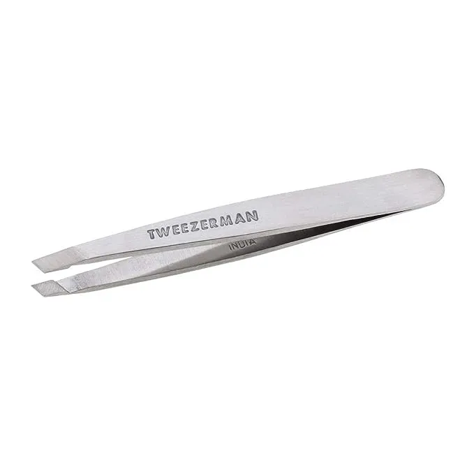 Tweezerman Mini Slant Tweezer - Classic Stainless