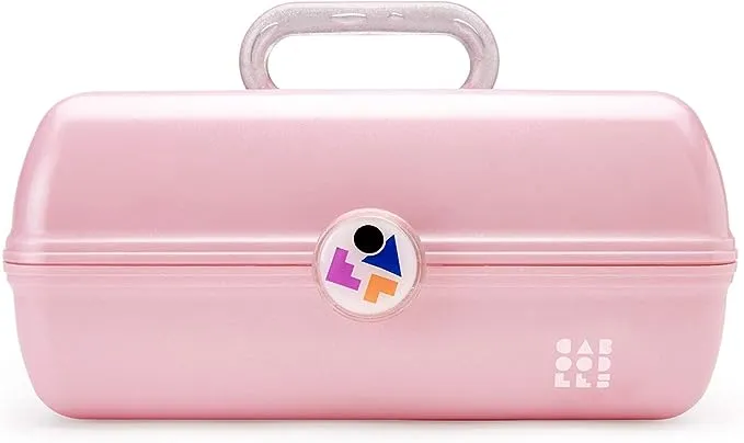 Caboodles On-The-Go Girl Makeup Box, Pink Sparkle