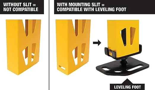 DeWalt Adjustable Leveling/Floor Mounting Kit for Industrial Storage Racks