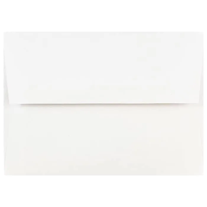 Jam Paper A7 Invitation Envelopes - 5 1/4 x 7 1/4 - White - 50/Pack