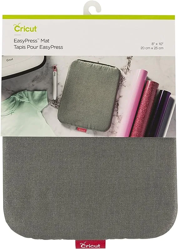 Cricut EasyPress Mat (12" x 12"), Protective Resistant Mat for Heat Press Machines, HTV and Iron On Projects, Heat Press Mat, Compatible with EasyPress 2 Machine, Gray