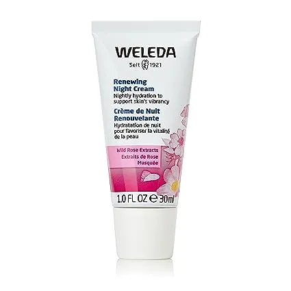 Weleda, Renewing Night Cream, Wild Rose Extracts, 1 fl oz (30 ml)