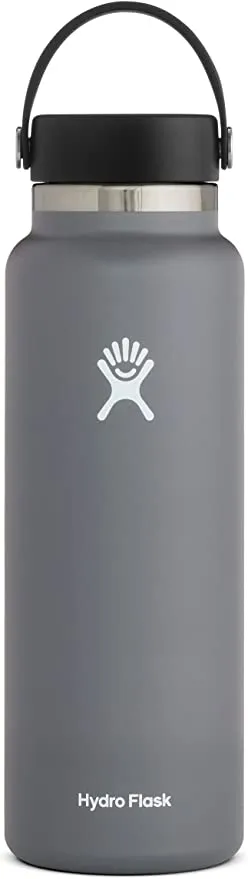 Hydro Flask 40 oz Wide Mouth Bottle - Stone