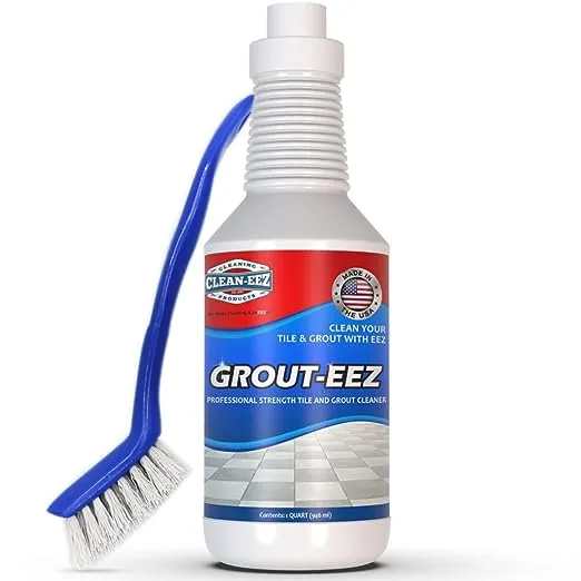 Clean-eez Grout-eez Super Heavy-Duty Grout Cleaner - Powerful Tile and Floor Stain Remover for Bathroom, Kitchen, and More - 32 oz.