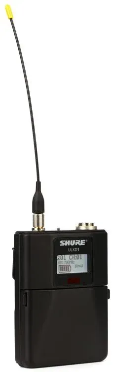 Shure ULXD1 Digital Bodypack Transmitter with TA4M Input, Band G50 (470-534 MHz)