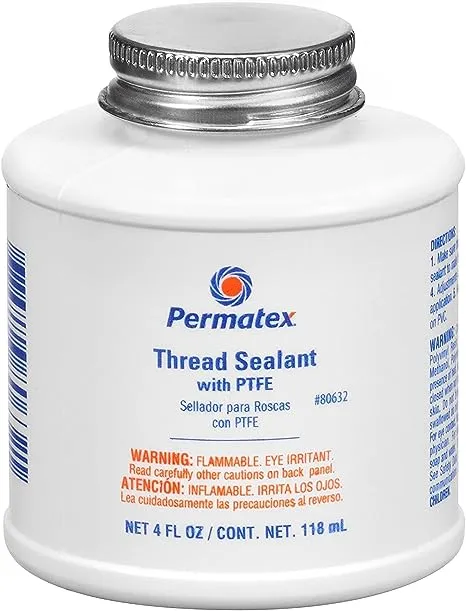 Permatex 80632 Thread Sealant with PTFE 4 oz