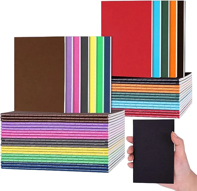 Jekkis 48 Pack Mini Notebooks Bulk, Small Pocket Notebook Set, Colorful Notepad Bulk, Mini Journal Memo Notepads, 3.5"x5.5", for Gifts, School, Office Supplies