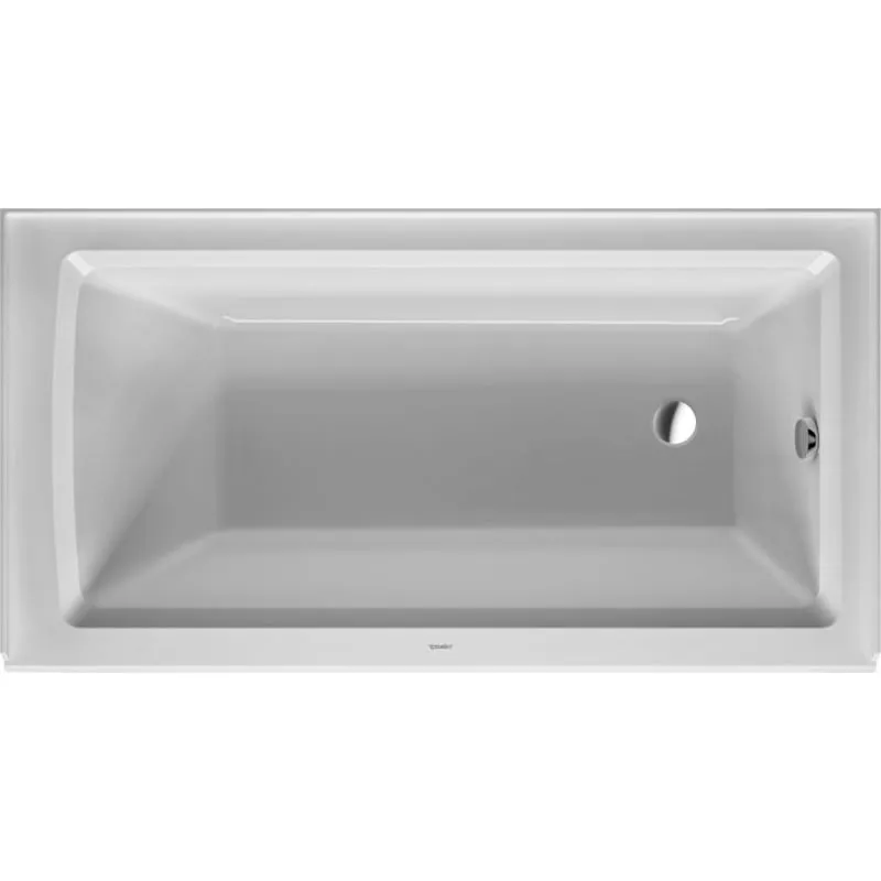 Duravit Architec 60" x 30" Alcove Soaking Bathtub