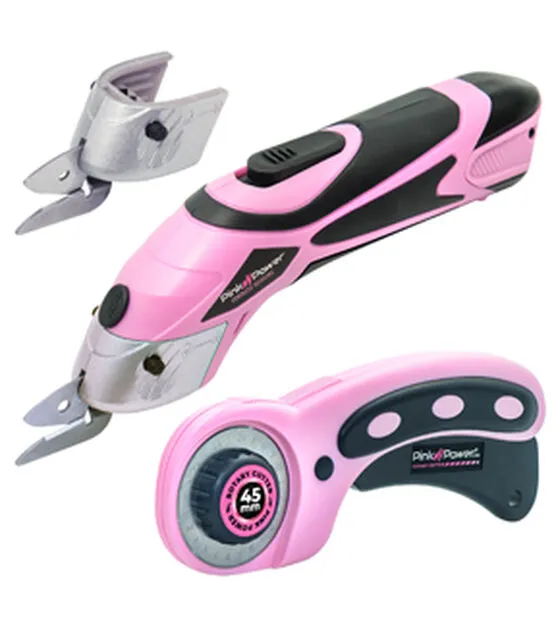 Pink Power Electric Fabric Scissors