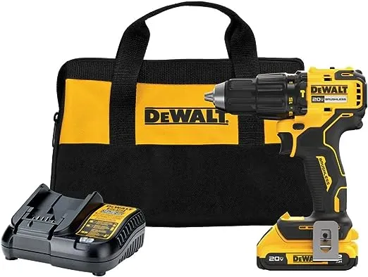 Dewalt DCD798D1 20V MAX Brushless 1/2 in. Cordless Hammer Drill Driver Kit