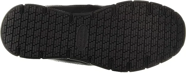 Skechers Nampa Slip-Resistant Men's Work Shoes - Black