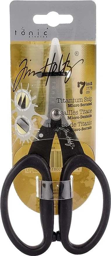 Tim Holtz Non-Stick Micro Serrated Scissors 7"