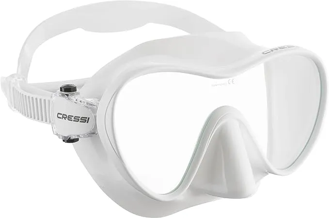 Cressi F1, Scuba Diving Snorkeling Frameless Mask - Perfect Seal Silicone Skirt - Cressi: Quality Since 1946