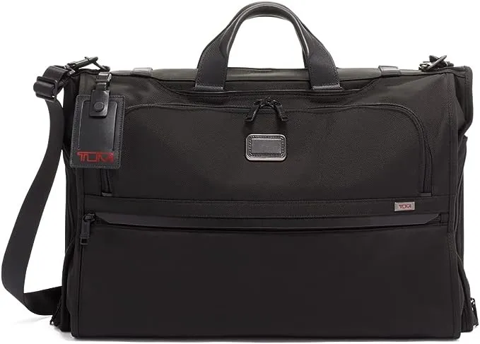 TUMI - Alpha 3 Garment Bag Tri-fold Carry-On Luggage - Dress or Suit Bag for Men and Women - Black