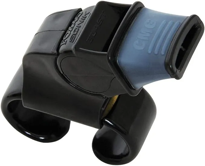 Fox 40 Sonik Blast CMG Fingergrip Pealess Whistle - Black