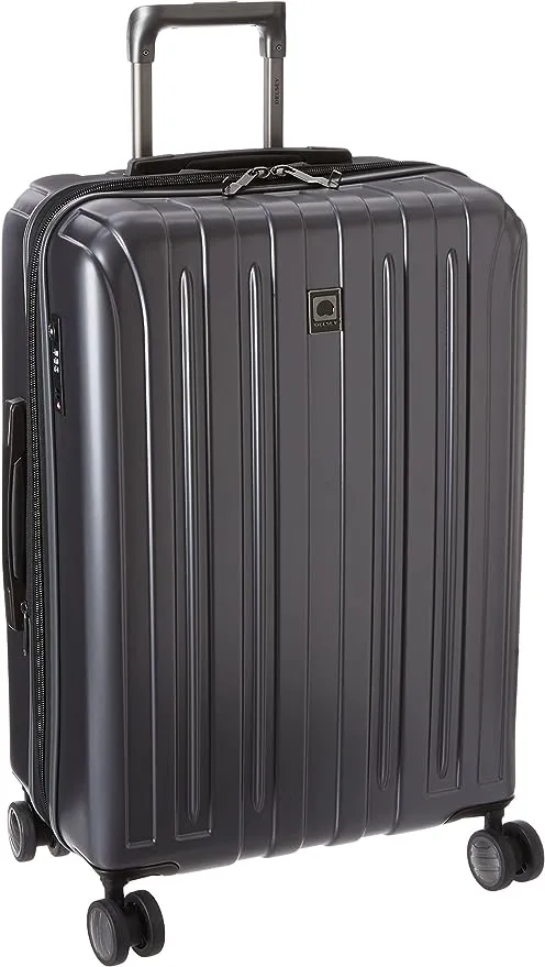 DELSEY Paris Titanium Hardside Expandable Luggage with Spinner Wheels, Graphite, Carry-On 21 Inch