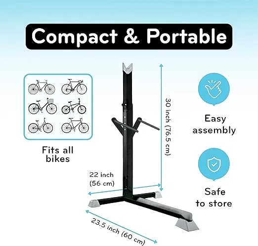 Soporte vertical para bicicletas en el suelo para almacenar en el garaje US NEW