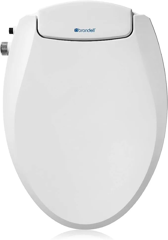 Brondell Swash Ecoseat White Round Bidet System