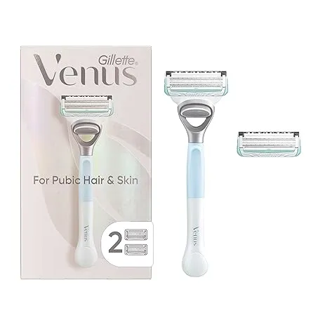 Gillette Venus Intimate Grooming Razors for Women, 6 Razor Blade RefillsGillette Venus Intimate Grooming Razors for Wome…