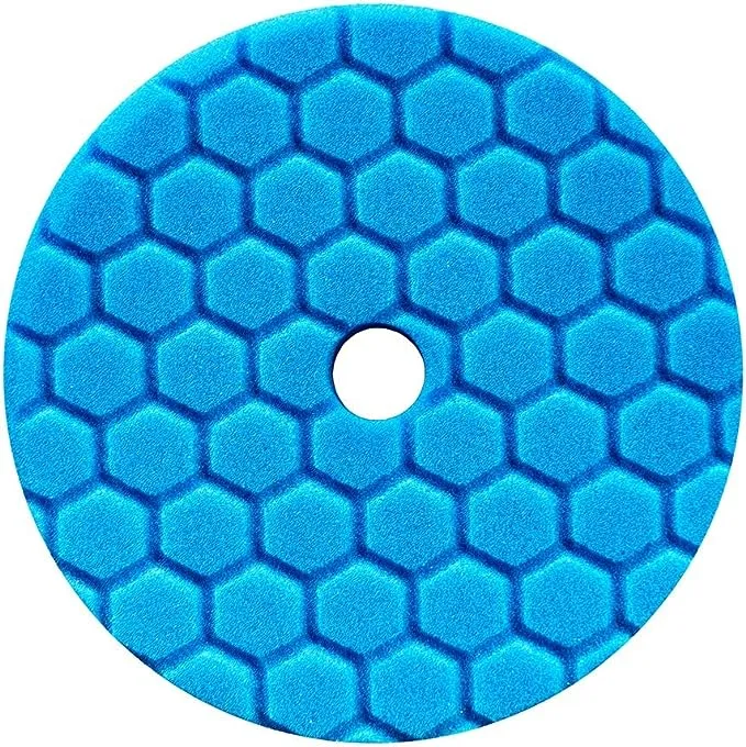 Chemical Guys BUFX115HEX5 Hex-Logic Quantum Buffing Pad Blue -5.5in