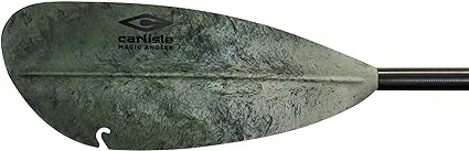 Carlisle Magic Angler Kayak Paddle with Polypropylene Blades and Wrapped Fiberglass Shaft, 250cm - Camo