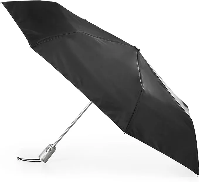 Totes Auto Open Close Umbrella, Black