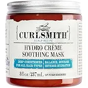 CURLSMITH - Hydro Crème Soothing Mask - Vegan Soothing Deep Conditioner for any Hair Type, Encourages Growth (8 oz)