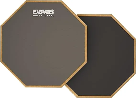 Evans 2-Sided RealFeel Practice Pad 6"