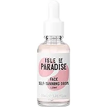 Isle of Paradise zelfbruinende druppels - kleurcorrigerende zelfbruinende druppels voor geleidelijke gloed, veganistisch en dierproefvrij, 1.01 fl oz