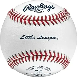 Rawlings RLLB1 Little League Competition Grade Youth Baseballs, 6 Count