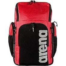 ARENA Team Backpack 45 L Swimming Athlete Sports Gym Backpack Training Gear Bag for Men and Women, Red MelangeARENA Team Backpack 45 L Swimming Athlete Sports Gy…