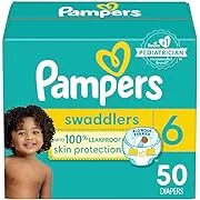 Pampers Swaddlers Diapers, Size 6 - 50 Count