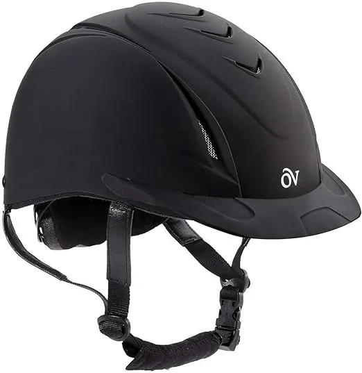 Ovation Deluxe Schooler Helmet Small/Medium Black (Hat Size: 6 1/2-7, Inches: 20 1/2-22) - Equestrian Helmet, Ovation Riding Helmet, Ovation Helmet, Horseback Riding Helmet, for Women, Men, Kids.Ovation Deluxe Schooler Helmet Small/Medium Black…