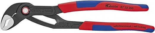 KNIPEX - 87 22 250 SBA Tools - Cobra QuickSet Pump Pliers, Multi-Component (8722250SBA)KNIPEX - 87 22 250 SBA Tools - Cobra QuickSet Pump Pliers, Multi-Component (8722250SBA)